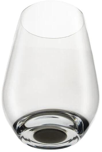 Magnetisk longdrinkglass krystall 400 ml uten pad - silwy bakside