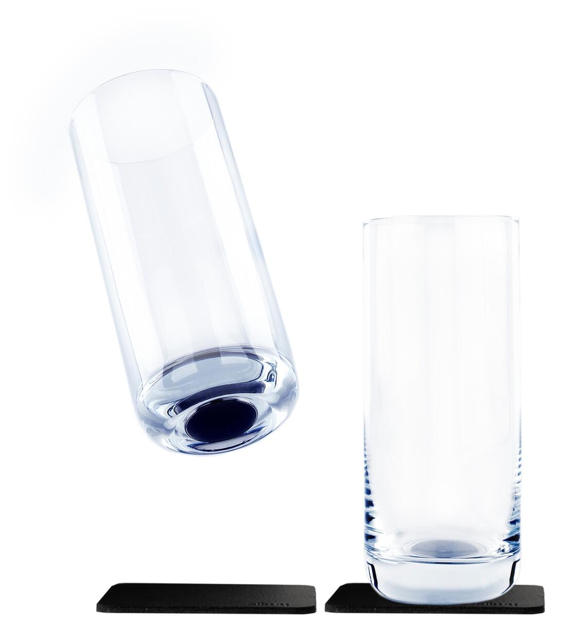 Magnetisk longdrinkglass Slim 300 ml Tritan 2-pk - silwy forfra