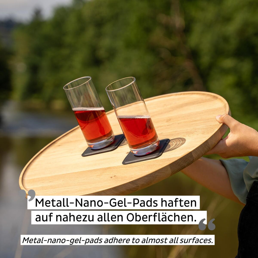 Magnetisk longdrinkglass Slim 300 ml Tritan 2-pk - silwy montert på flate