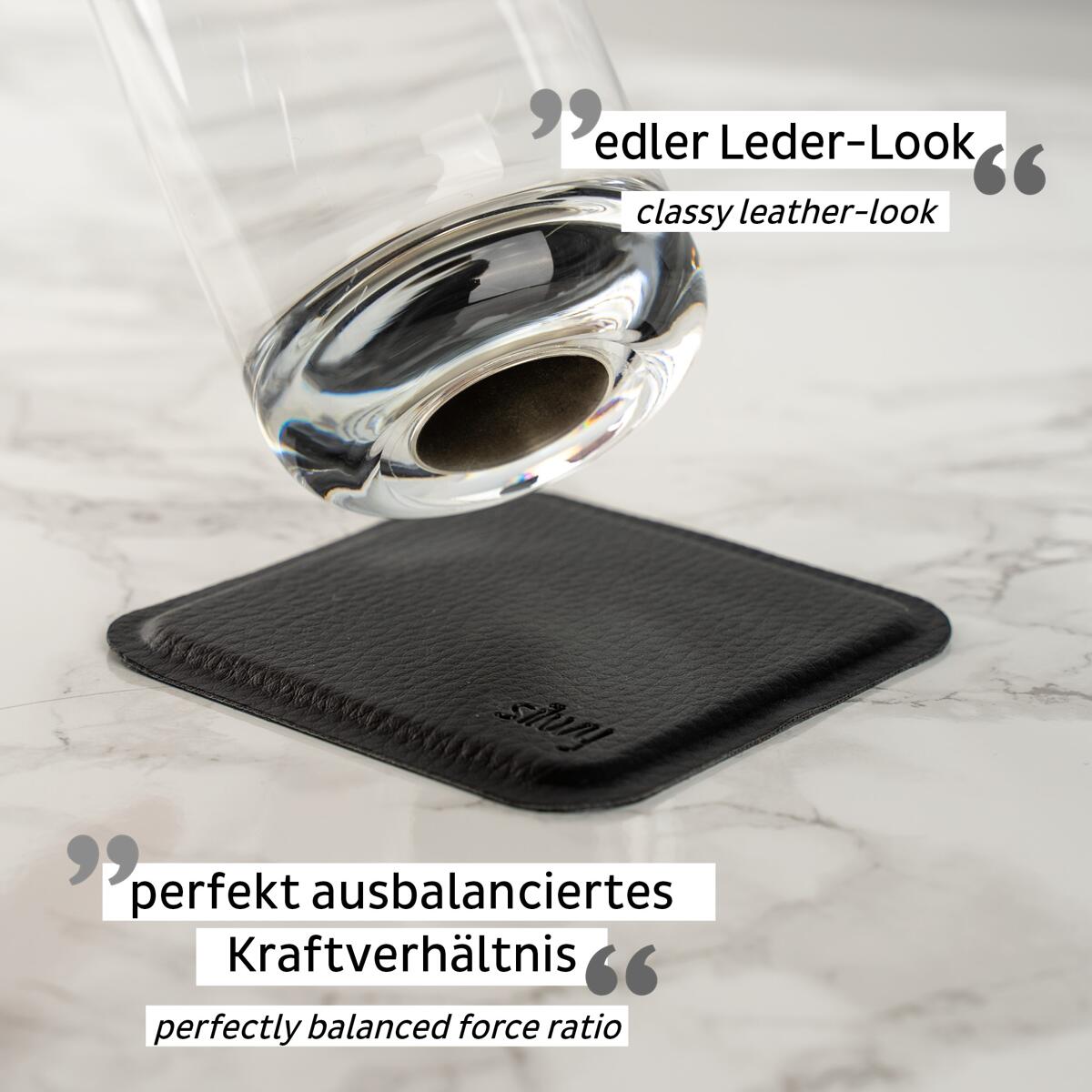 Nano-Gel-Pads med Magnetisk longdrinkglass Slim 300 ml Tritan 2-pk - silwy