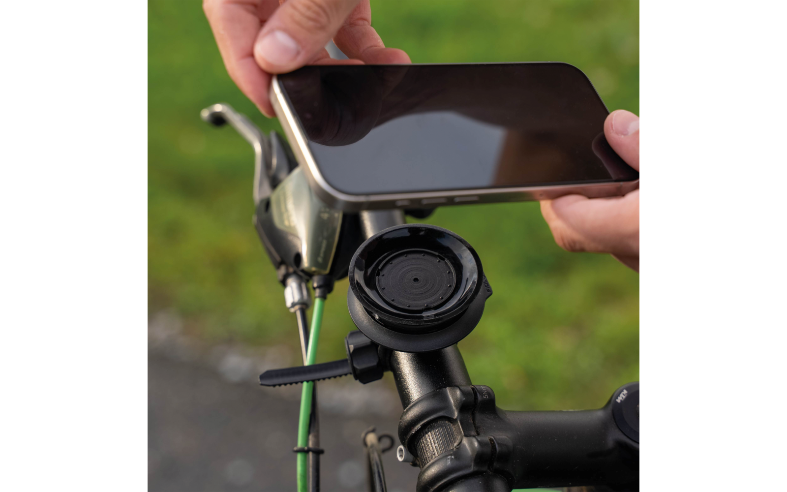 Magnetisk mobiltelefonholder for sykkel med vakuum 360° - Silwy x Fidlock med tilbehør