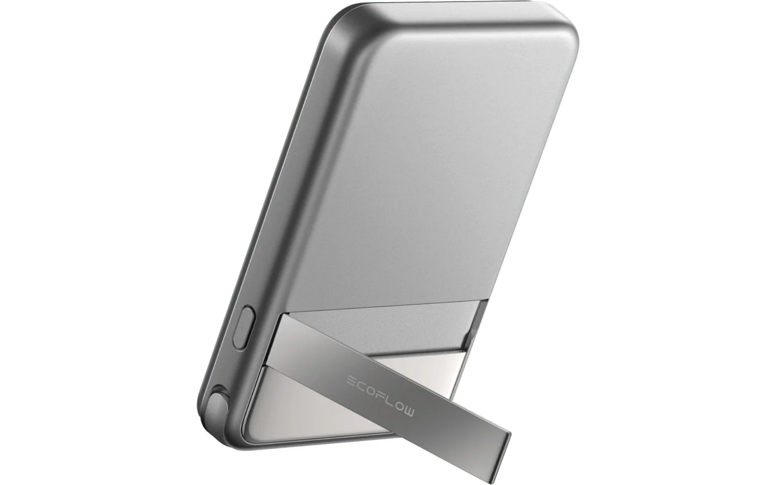 Magnetisk powerbank RAPID 5000 mAh Qi2 15 W sølv bakside