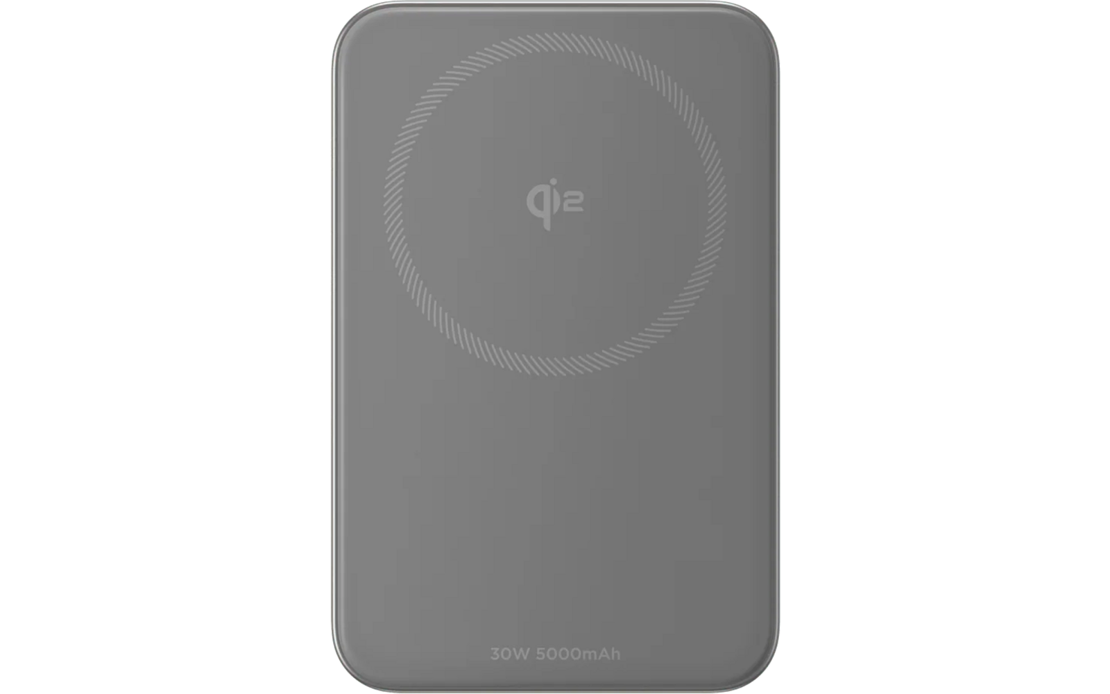 Magnetisk powerbank RAPID 5000 mAh Qi2 15 W sølv montert