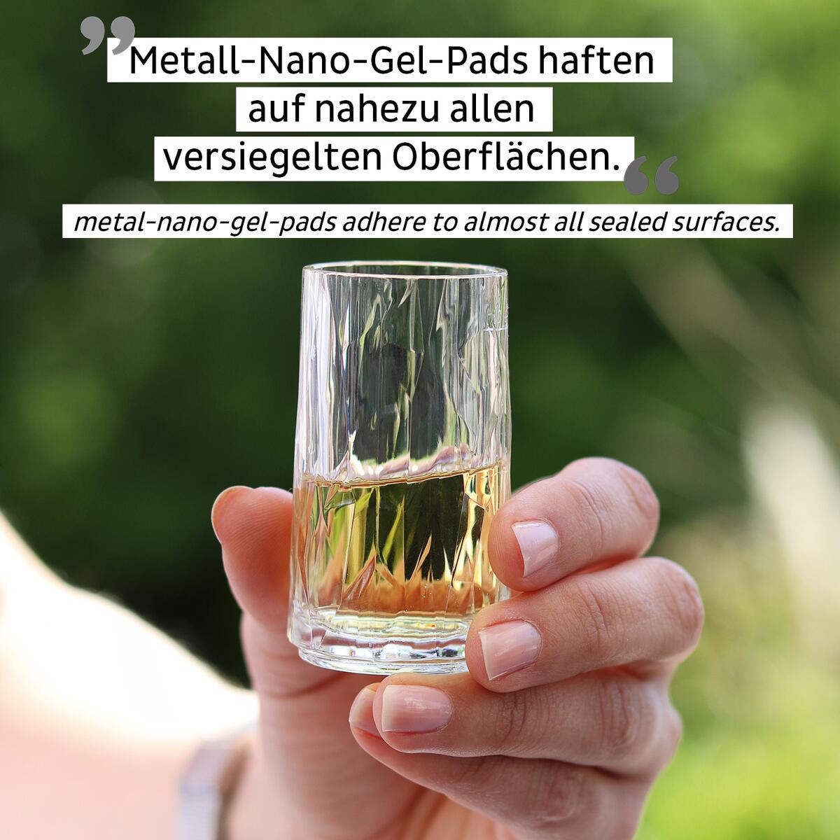 Pakke med magnetisk shotglass i kunststoff 40 ml - silwy