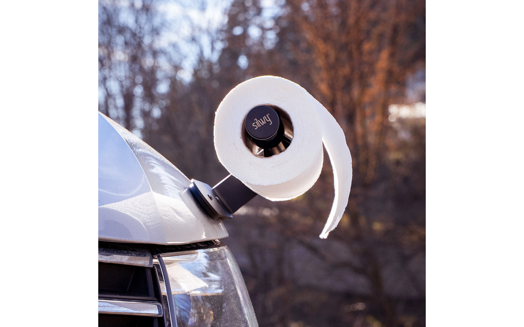 Magnetisk tørkepapir-holder for metallflater - Silwy nærbilde av gummierte magneter