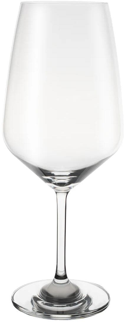 Magnetisk vinglass Bordeaux krystall 650 ml uten pad forfra