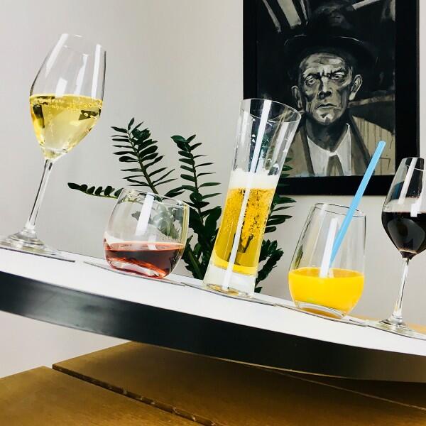 Detalj av magnet i magnetiske champagneglass i krystall 2-pk 200 ml - silwy
