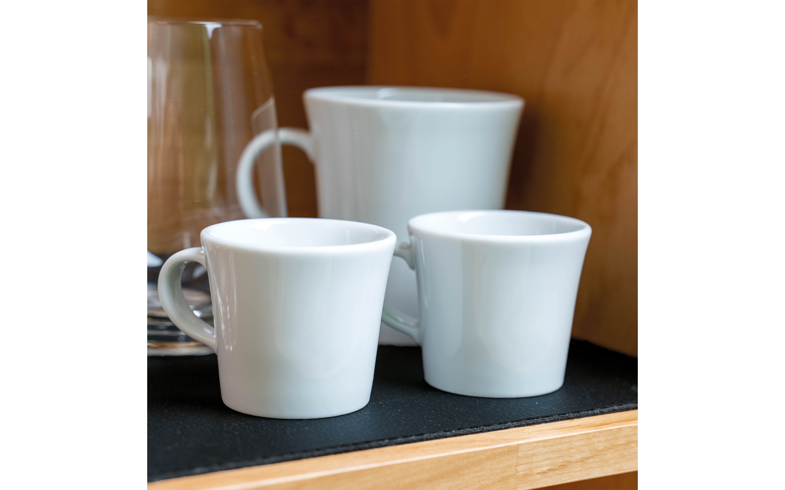 Detalj av magnetisk koppbunn med nano-gel-pad fra Magnetiske espressokopper i porselen 2er-sett 70 ml - Silwy