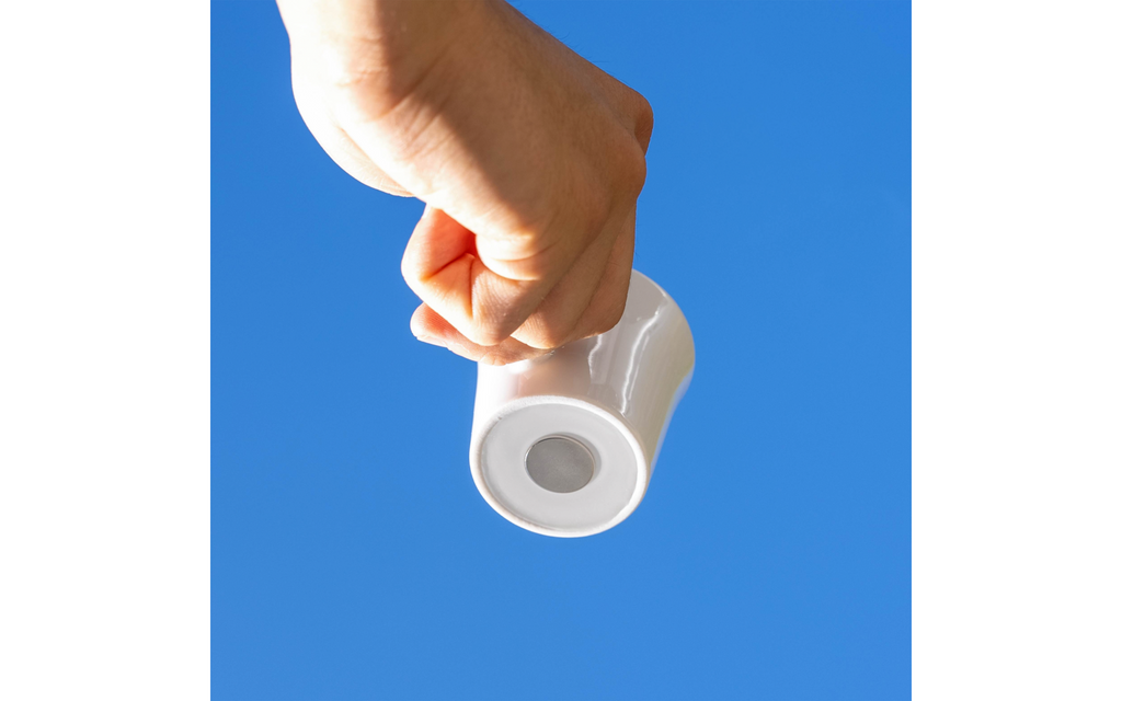 Magnetiske espressokopper i porselen 2er-sett 70 ml - Silwy med medfølgende nano-gel-pads