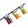Magnetiske glass 192 ml 3-pack med magnetlist bakside
