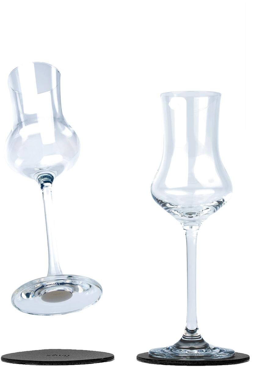 Magnetiske likørglass i Tritan-krystall 2-pk 95 ml forfra