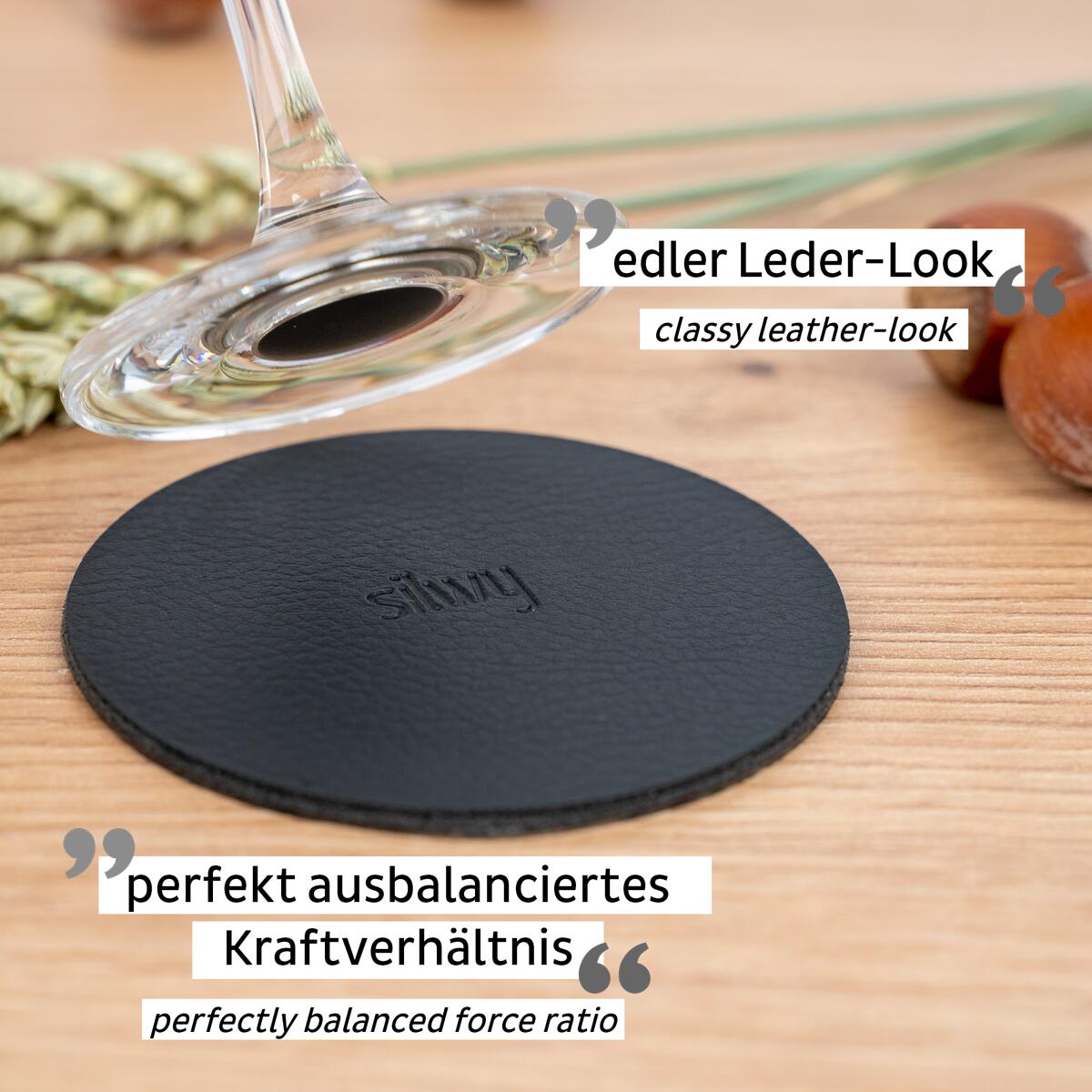 Magnetiske likørglass i Tritan-krystall 2-pk 95 ml med medfølgende Nano-gel-pads