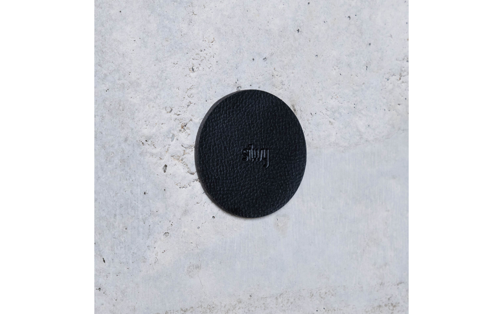 Detalj av magnetiske nano-gel-pads 5 cm 4-er sett svart - Silwy