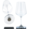 Magnetiske vinglass Classic i plast 2 stk 500 ml - Silwy pakket