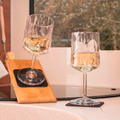 Magnetiske vinglass i plast 6 stk. 200 ml med nano-gel-pads forfra