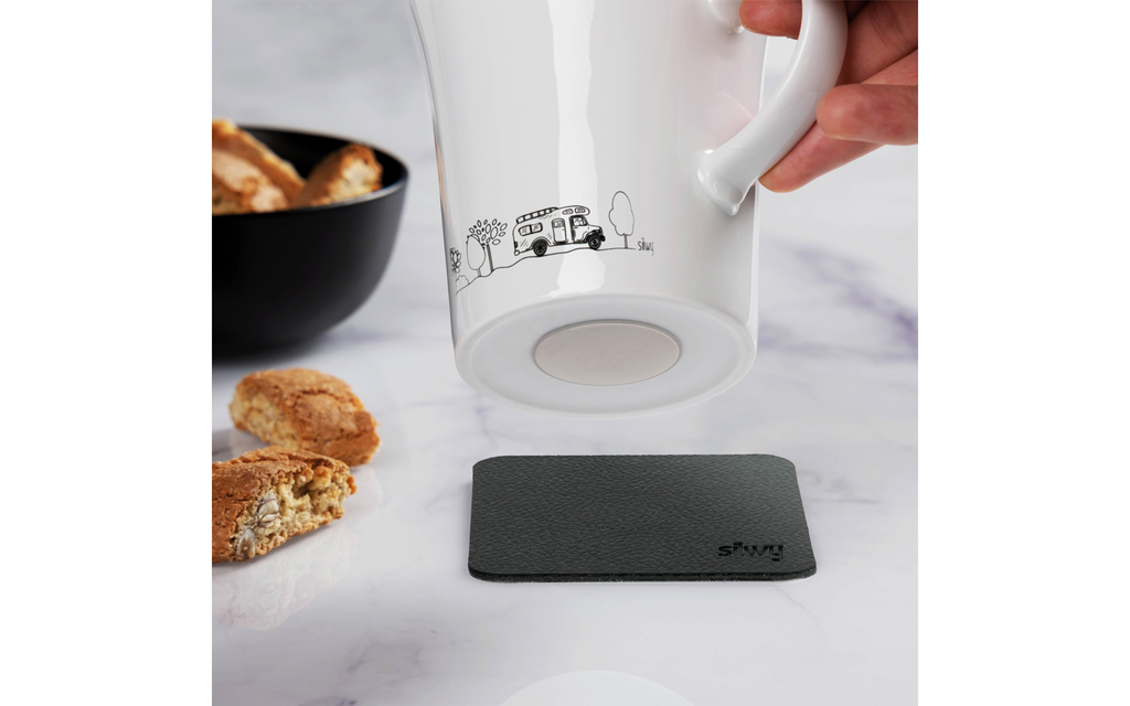 Magnetkopper camping 2er-sett med Nano-Pads porselen bakside