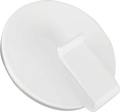 Magnetkrok CLEVER WHITE inkl. nano-gel-pad BLACK forfra