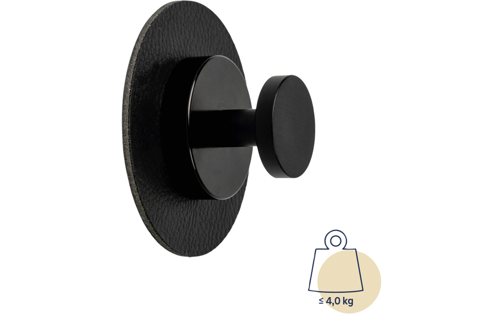 Magnetkrok SPOT Black med 3M-pad med tilbehør