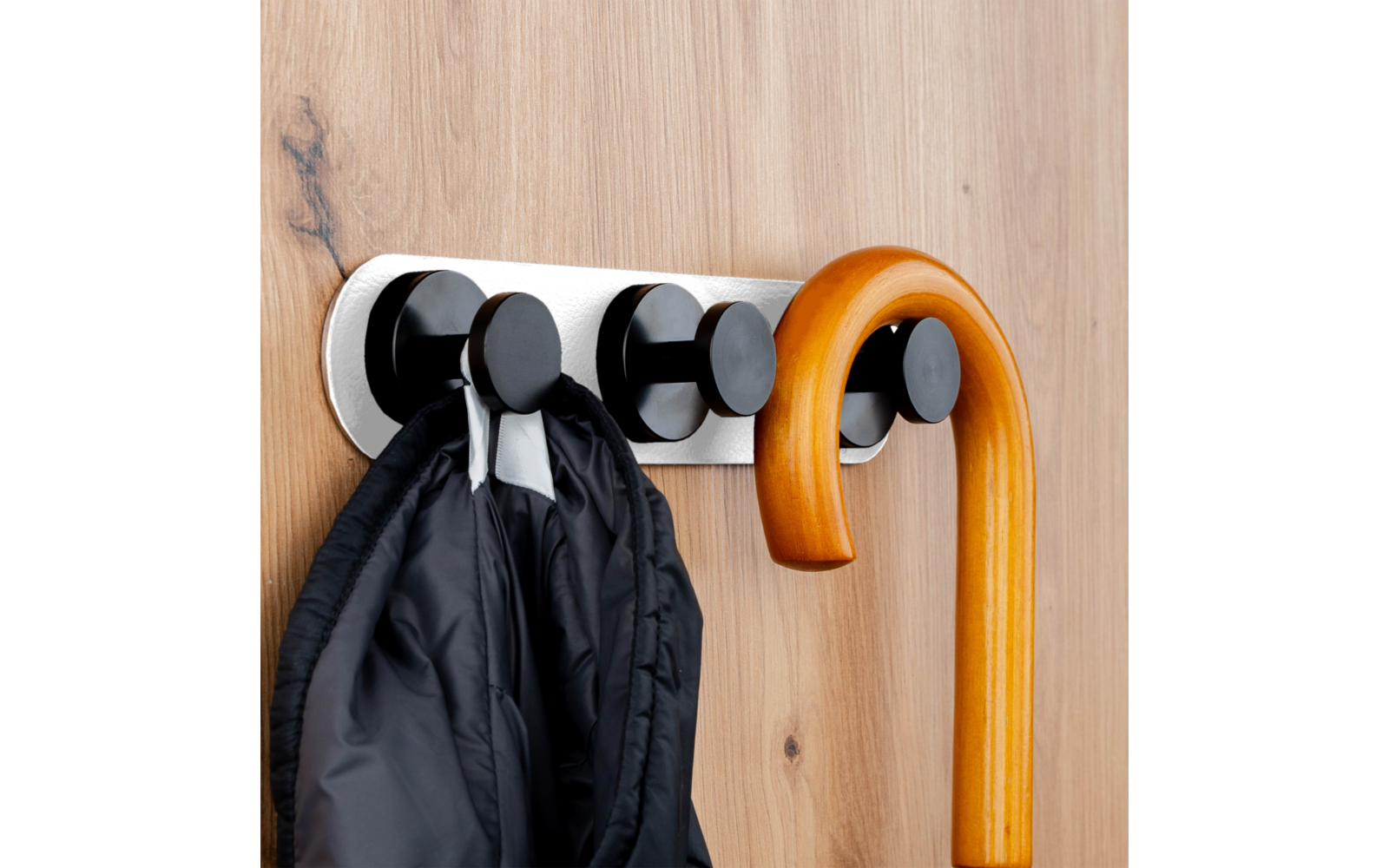 Magnetlist 25 cm for magnetglass i lærkledd metall bakside