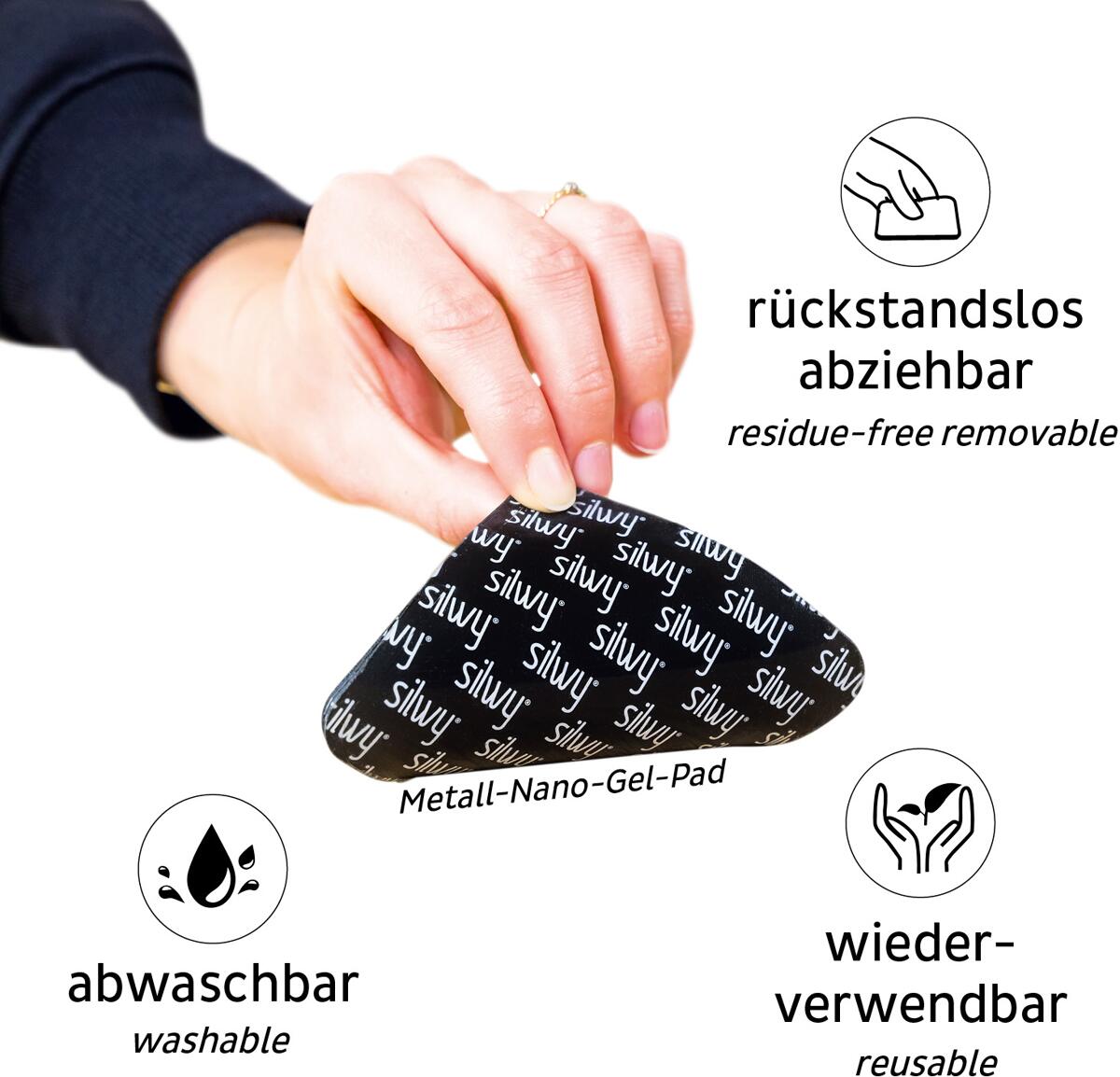 Magnettallerken gourmet porselen Ø23,5 cm silwy stablet