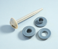 Maljeøse-sett i plast 10-pack ytre Ø 30 mm indre Ø 12 mm forfra
