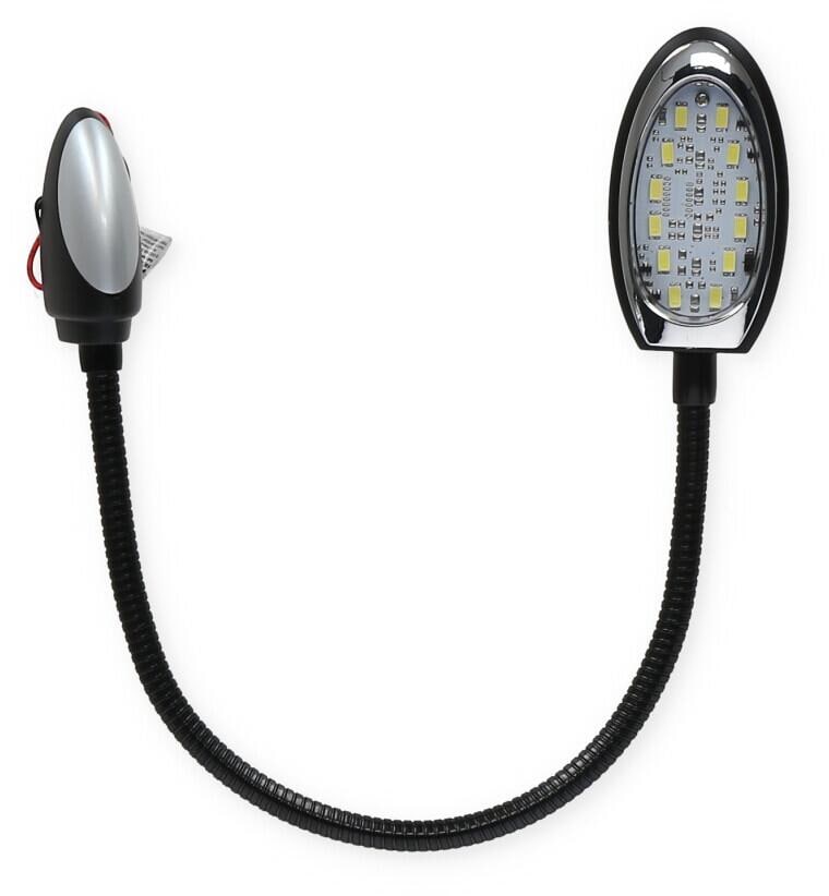Mamba LED leselampe 12V 192 lm med fleksibel arm forfra