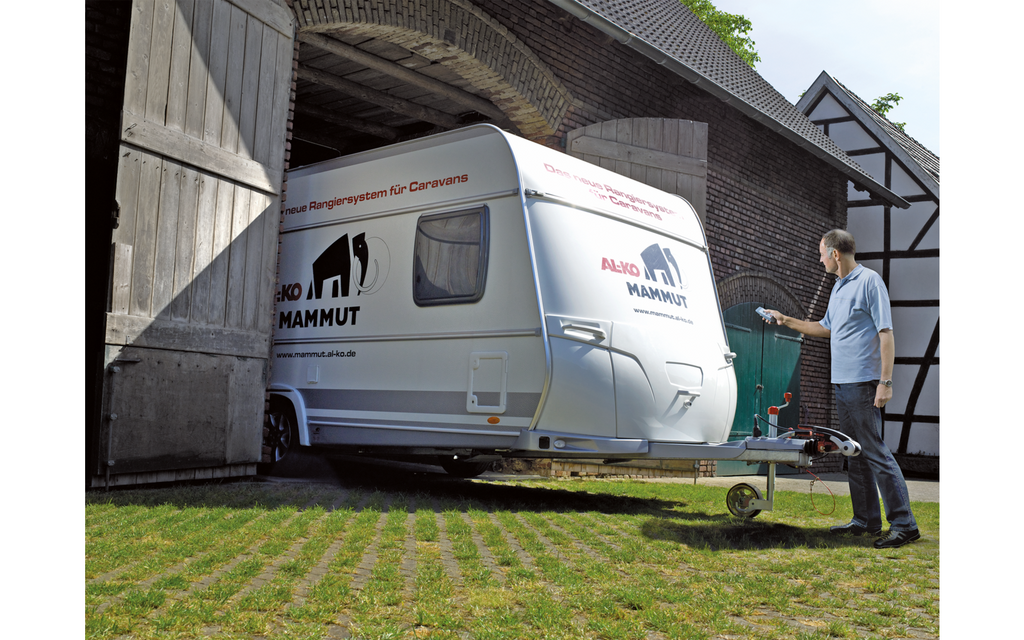 Detalj av styringsenheten på Mammut M20 rangierhjelp