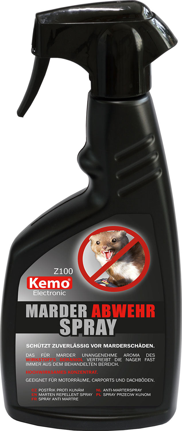 Måravvisende spray 500 ml med geraniol for motorrom fra Kemo
