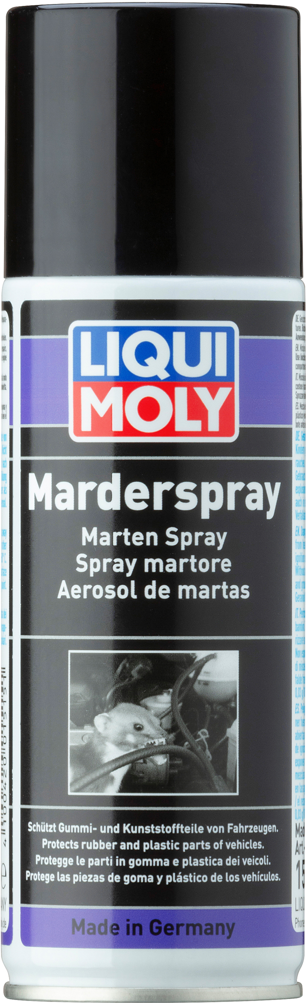 Mårbeskyttelsesspray 200 ml for motorrom - Liqui Moly flaske