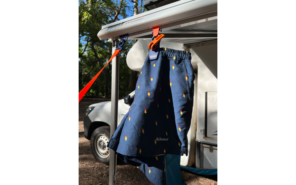 Markise-stormstropp Tie Strap justerbar 1,5-3 m - Peggy Peg sikring mot vind