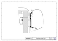 Markiseadapter for Carado og Sunlight Omnistor 5200/5003 - Thule forside