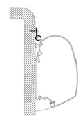 Markiseadapter Caravan Rail 3,0 m veggmontasje - Thule for campingbiler