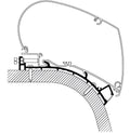 Markiseadapter Eriba Touring 820 5,0 m for Omnistor 9200 montert