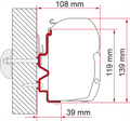 Markiseadapter F45 for Rapido Serie 9dF-9M-10 450 cm forfra
