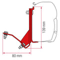 Markiseadapter-kit F45 for Ducato H2 Hymercar/Pössl fra siden