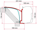 Markiseadapter Kit Laika Ecovip 07 for F45 front