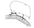Markiseadapter for LMC Explorer Cruiser 2018, 3.5 m - Thule front