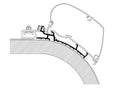 Markiseadapter for Rapido Distinction 4,5 m takmontasje - Thule forfra
