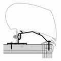Markiseadapter sett for Adria Caravan fra 2015 takmontasje fra Thule forfra