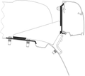 Markiseadapter veggmontering T 4200 for Mercedes Vito V-Class Thule montert