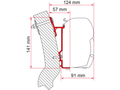 Markiseadapter Wingamm Oasi for F45 230 cm fra 2006 montert