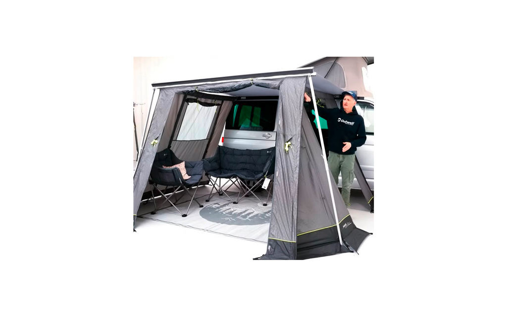 Markisefortelt for campingbuss Backroads Awning Room nærbilde av stoff
