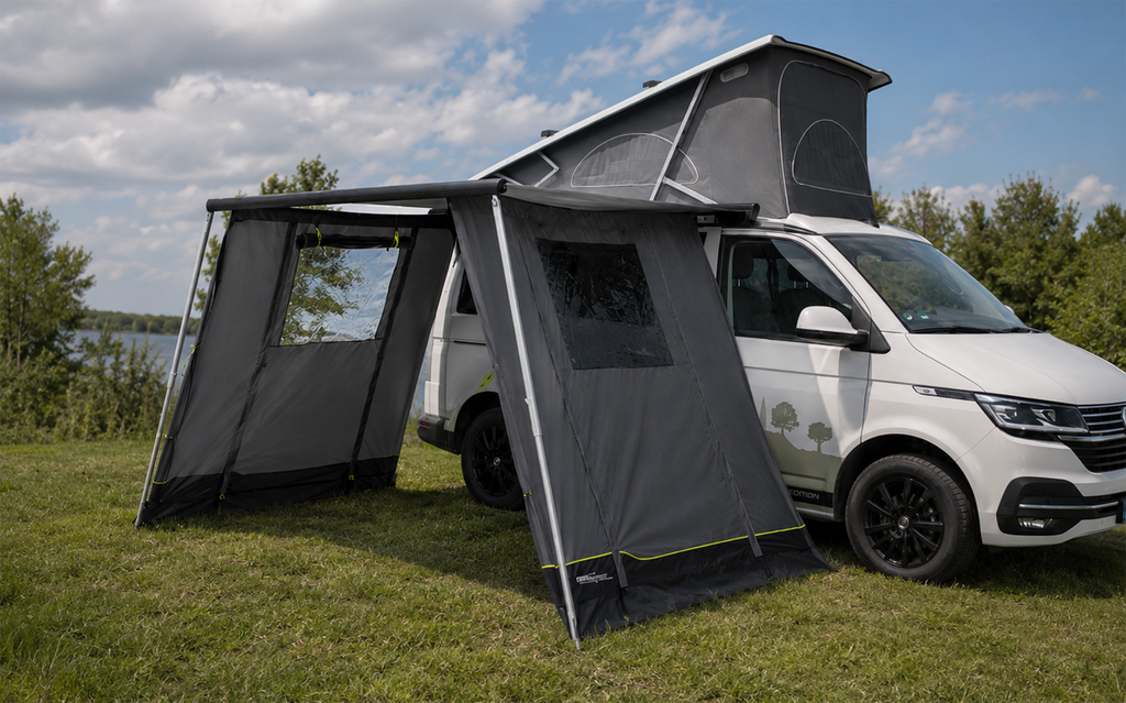 Markisefortelt for campingbuss Backroads Awning Room front