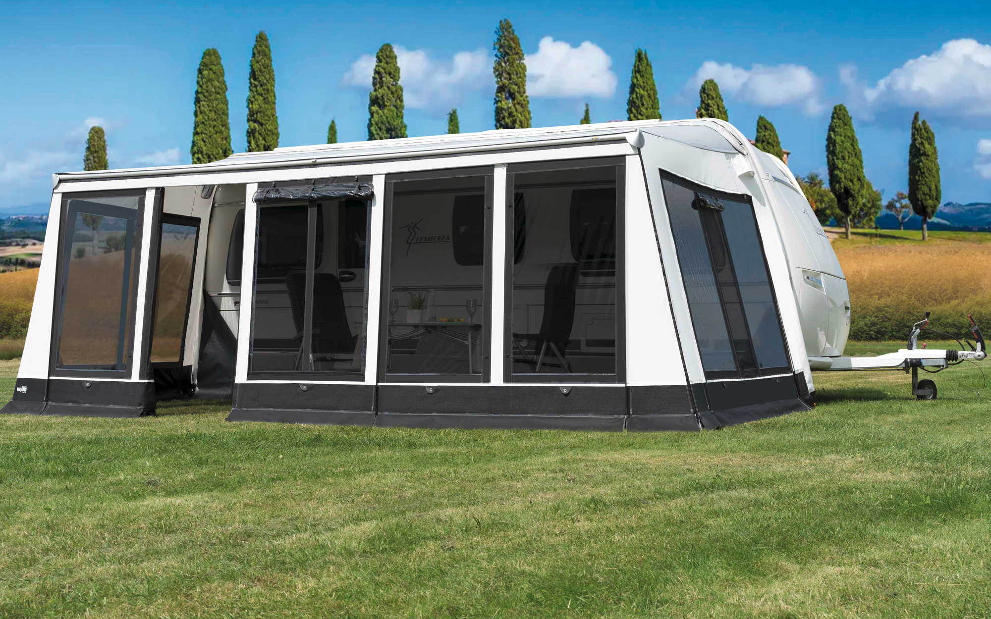 Markisefortelt Rolli Plus Modul 300 størrelse 5 front