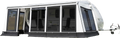Markisefortelt Rolli Plus Modul dybde 300 cm frontside