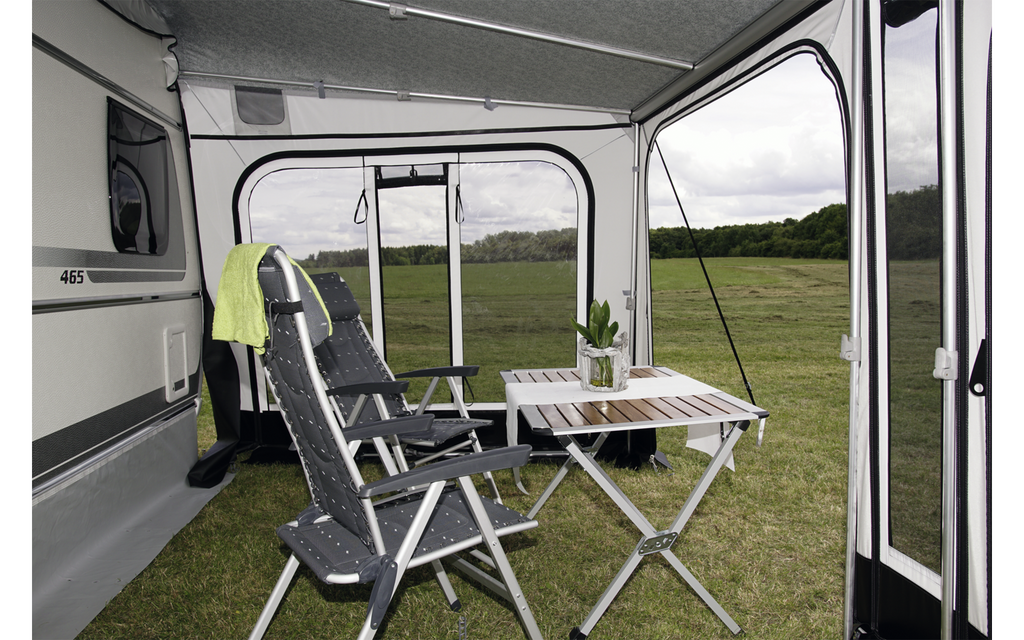 Detaljbilde av Markisefortelt Rolli Plus Panoramic 250 cm dyp vinduer