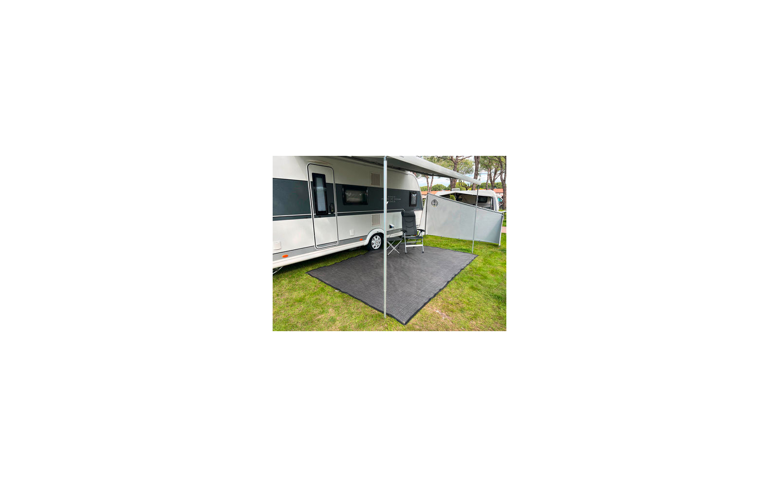 Markiseteppe Dawn 2,5x2,7 m ftalatfritt Isabella detalj