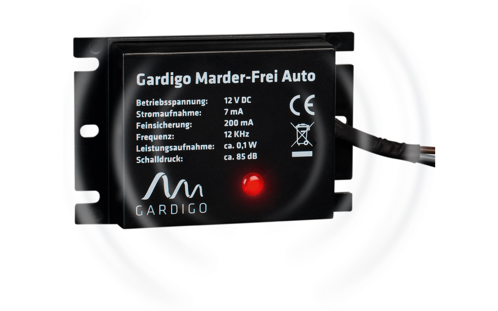 Detalj av Mårskremmer med ultralyd 12V for kjøretøy - Gardigo