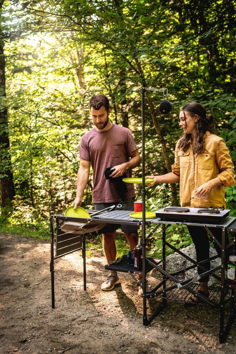 Master Cook Station utekjøkken 178x56,5 cm med vask og hylle - GCI Outdoor