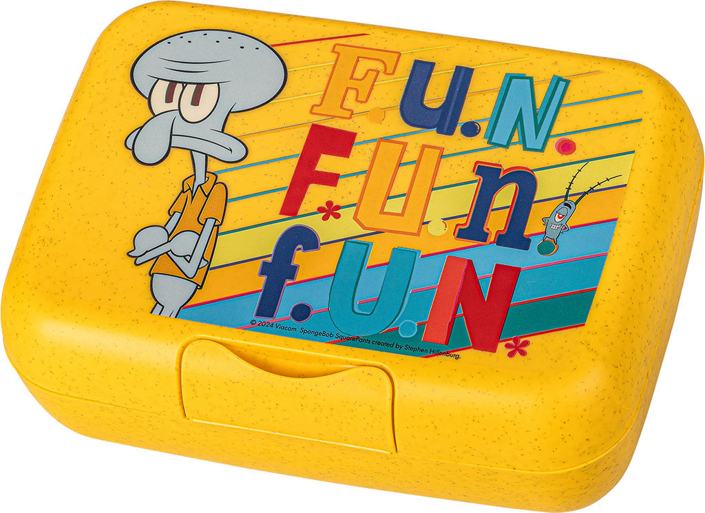 Matboks Candy L med skilleskål SpongeBob Squidward forfra